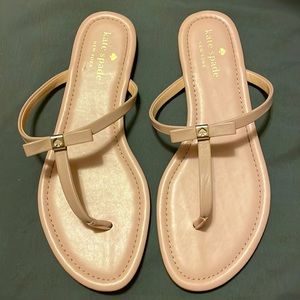 Kate Spade New York Pink Bow Flip Flops